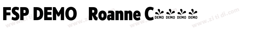FSP DEMO   Roanne C字体转换